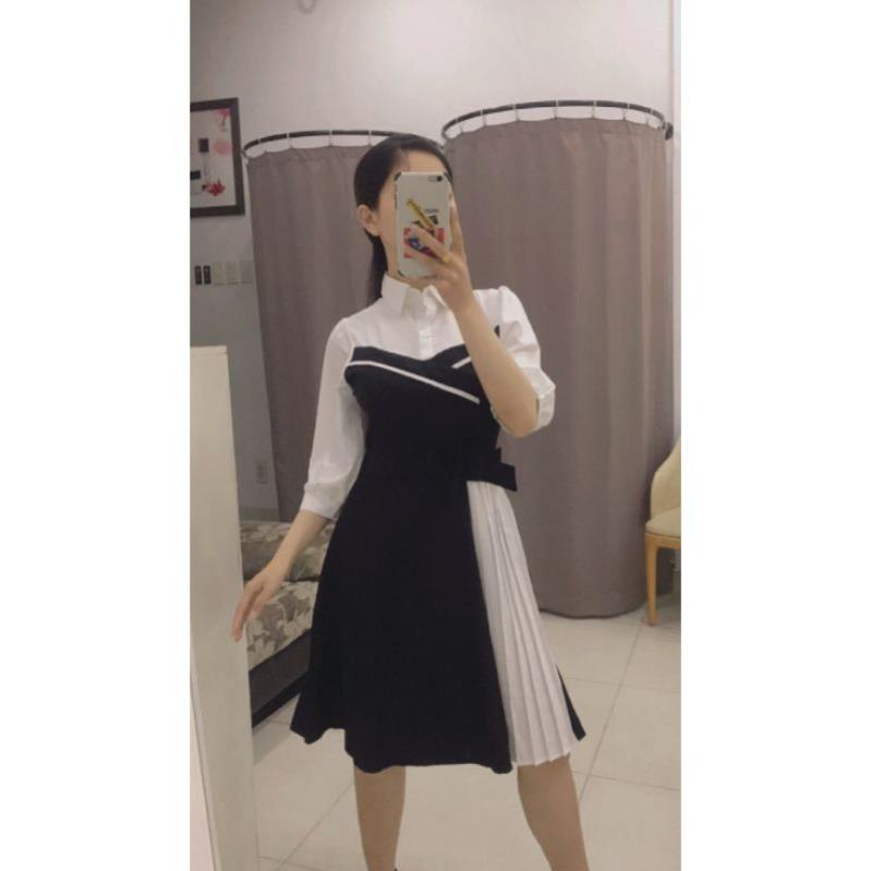 Đầm công sở phối dập li Taris Dress | BigBuy360 - bigbuy360.vn