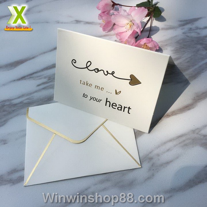 Bộ 5 Thiệp Thông Điệp V.2 Ngẫu Nhiên Chúc Mừng Ngày Nhà Giáo 20/11, 8/3, 20/10, Dùng Cho Nhiều Dịp - Muasamhot1208