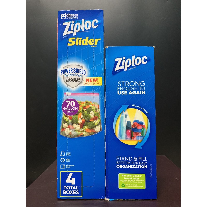 Túi Ziploc Slider có khoá kéo( có 2 size)