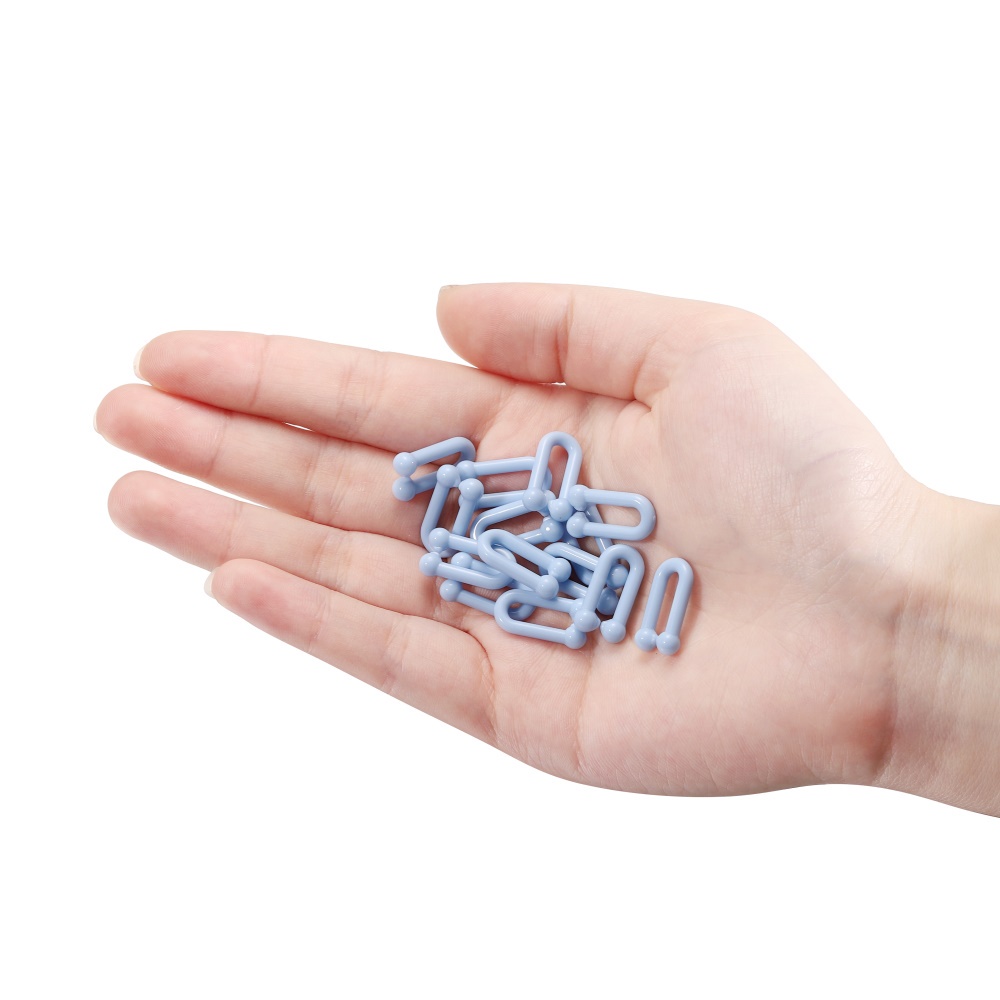 Bộ 50/100 nút nhựa hình chữ u St.kunkka chuyên dụng cho diy