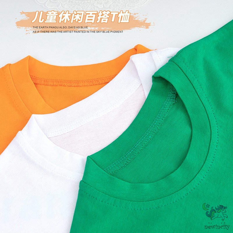 Áo Cotton MàU SắC Đơn GiảN Cho Bé GáI