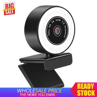 Webcam 1080p 2k độ phân giải cao cổng usb hỗ trợ quay phim trực tuyến cho máy tính