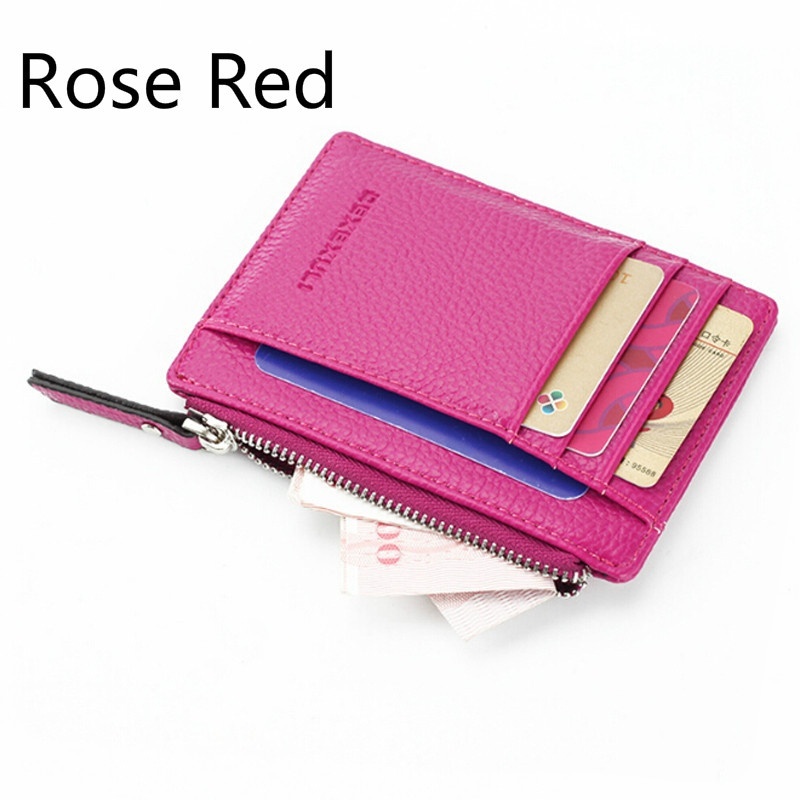 Ví da PU nhỏ gọn thiết kế dây kéo đựng tiền tiện dụng | BigBuy360 - bigbuy360.vn