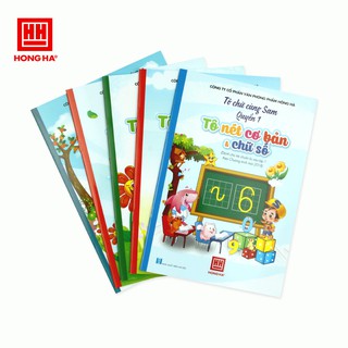 Tuyển tập 5 quyển Tập tô chữ cùng Sam Hồng Hà dành cho bé chuẩn bị vào lớp 1