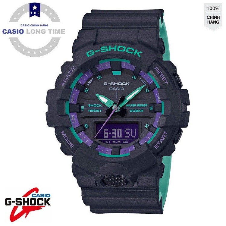 Đồng hồ nam Casio G-Shock GA-800BL-1ADR chính hãng - Màu xanh tím Retro