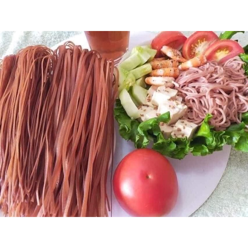 Bún, phở gạo lứt  gói 0.5kg ăn kiêng giảm cân healthy eatclean