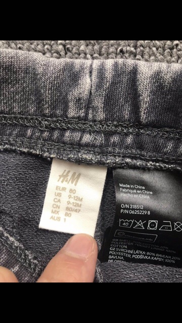 Quần nỉ H&M dư xịn đét