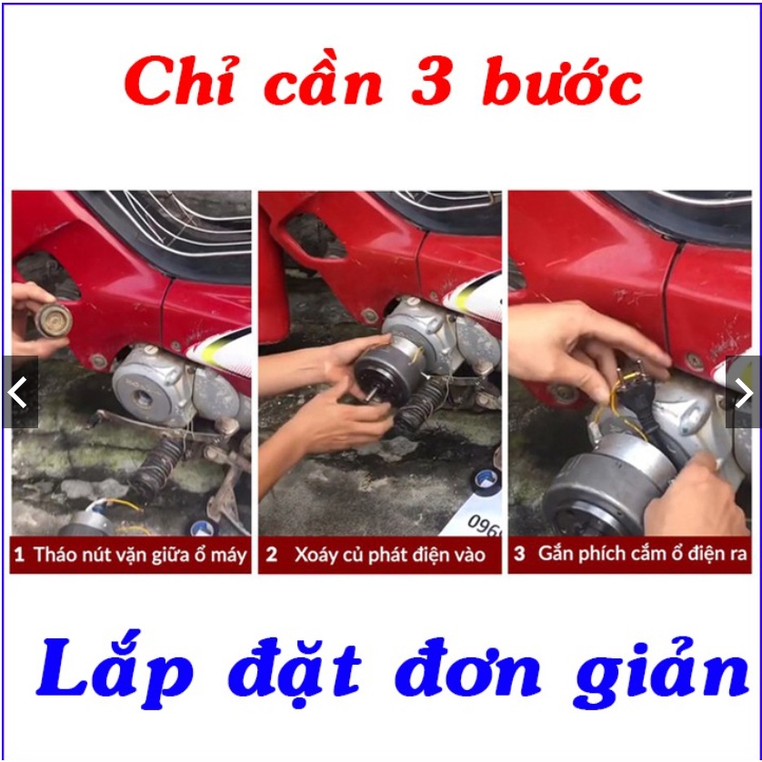 Củ Phát Điện Gắn Vào Xe Máy, động cơ máy cắt cỏ, Máy bơm nước