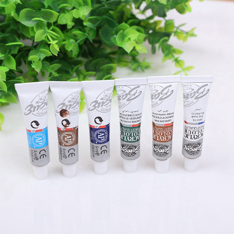 Set 12 Tuýp Màu Vẽ Acrylic 6ml