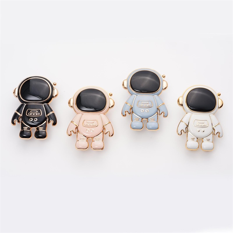 Giá Đỡ Điện Thoại Ba Chiều Màu Macaron Họa Tiết Phi Hành Gia Hoạt Hình