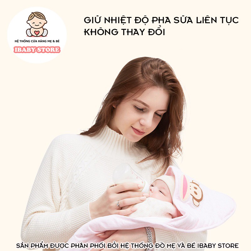 [TẶNG KHAY HÂM SỮA] Máy Hâm Nước Pha Sữa PAUL FRANK Điều Chỉnh Nhiệt Độ Thông Minh, Khử Clo Nước, Tiệt Trùng Bình Sữa