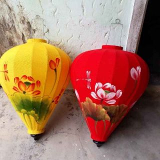 đèn lồng Hội An vẽ thủ công 45cm