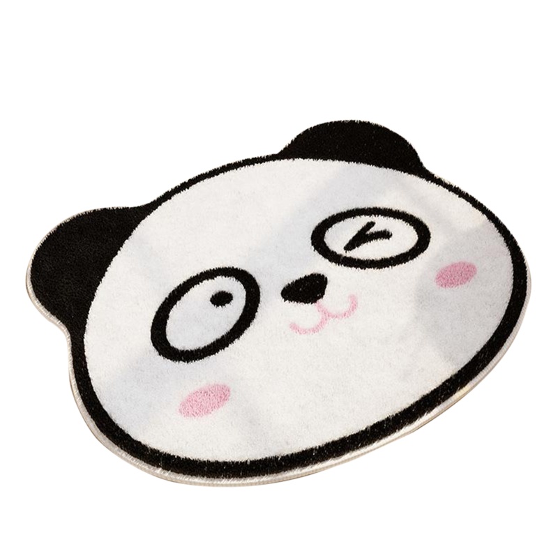 Thảm lót cửa chùi chân Chống Trượt Thấm Hút Tốt In Họa Tiết Động Vật Hoạt Hình Trang Trí Nhà Cửa