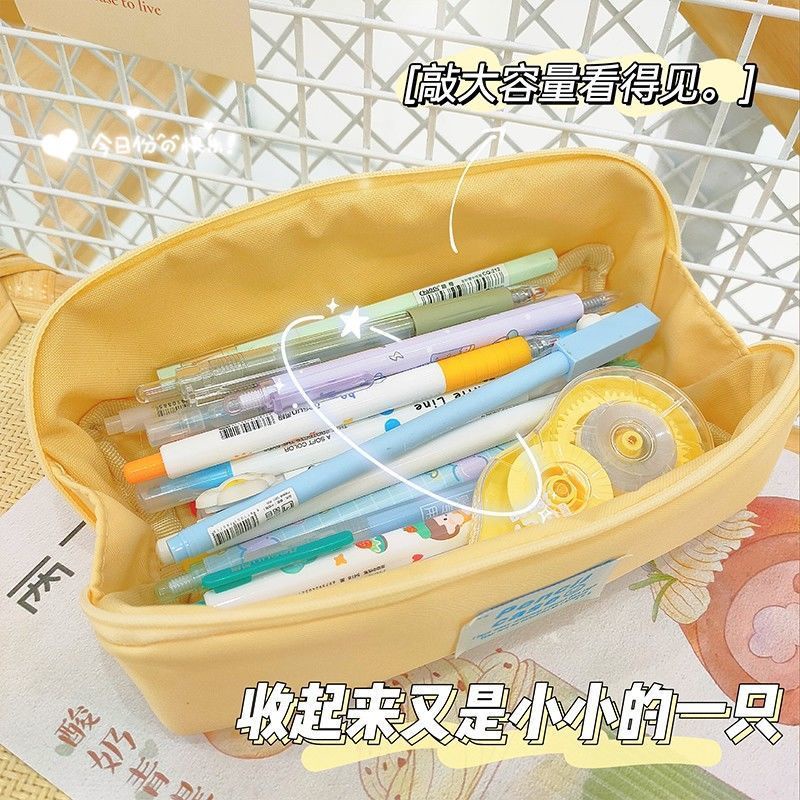 Túi Đựng Bút Hình Phô Mai Nhiều Màu Sắc Cỡ Lớn