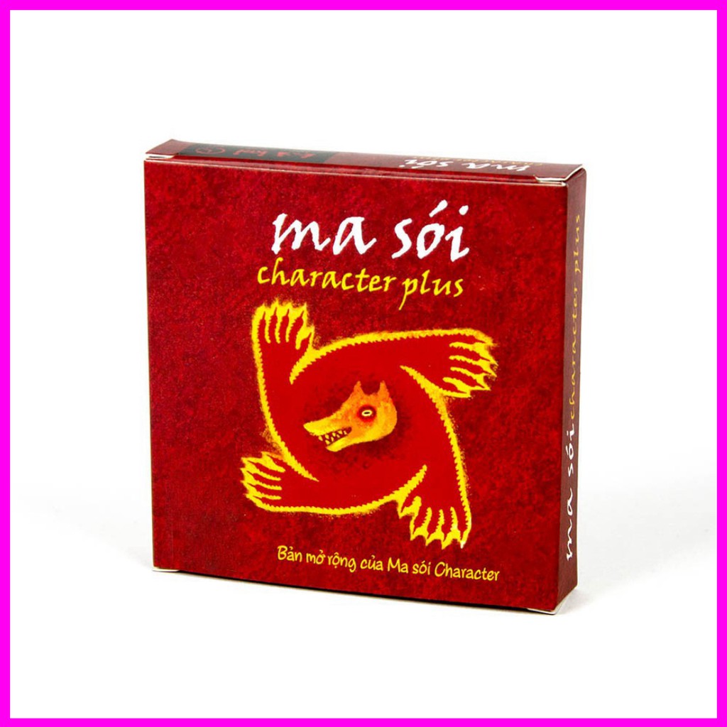 Bộ bài ma sói character Việt Hóa và bản mở mang Characters Plus