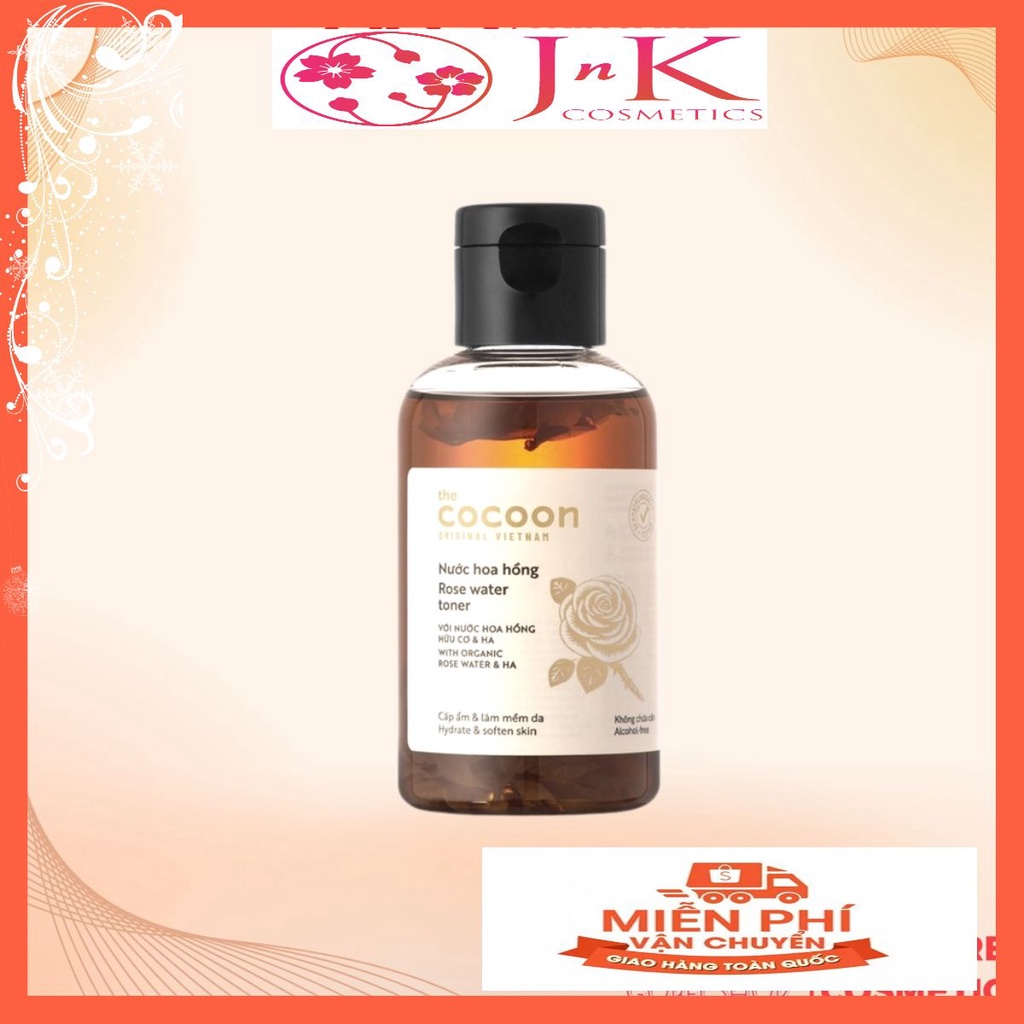 Nước Hoa Hồng Cân Bằng Da Cocoon Rose Water Toner 140ml