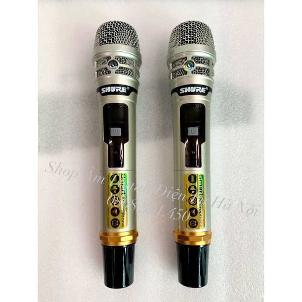 Micro Không Dây UR 29D PLus Chống Hú Tốt, Có Tự Ngắt, Dò Sóng Khỏe, 4 Ăng Ten.