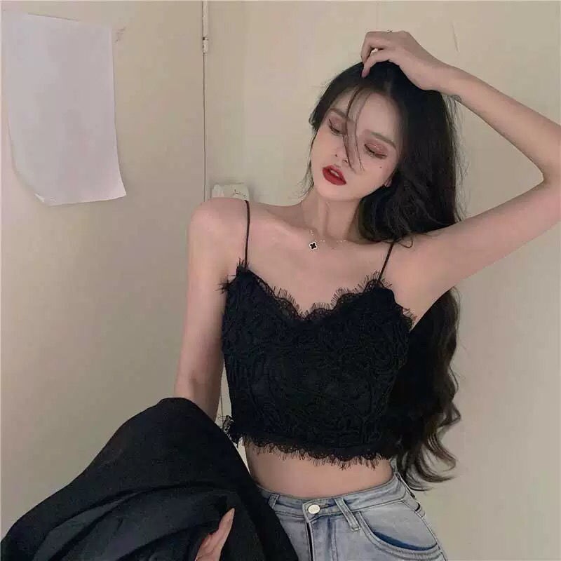 [Mã WAMT1505 giảm 10K đơn 0K] Áo Bra Ren 2 Dây CAO CẤP 💖 FREESHIP 💖 SIÊU THOÁNG MÁT - Mút tháo rời 379