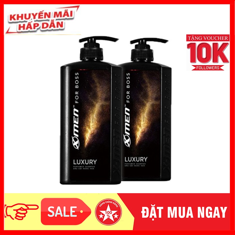 Combo 2 Dầu Gội Xmen for boss Hương Sang Trọng Luxury 650g/chai