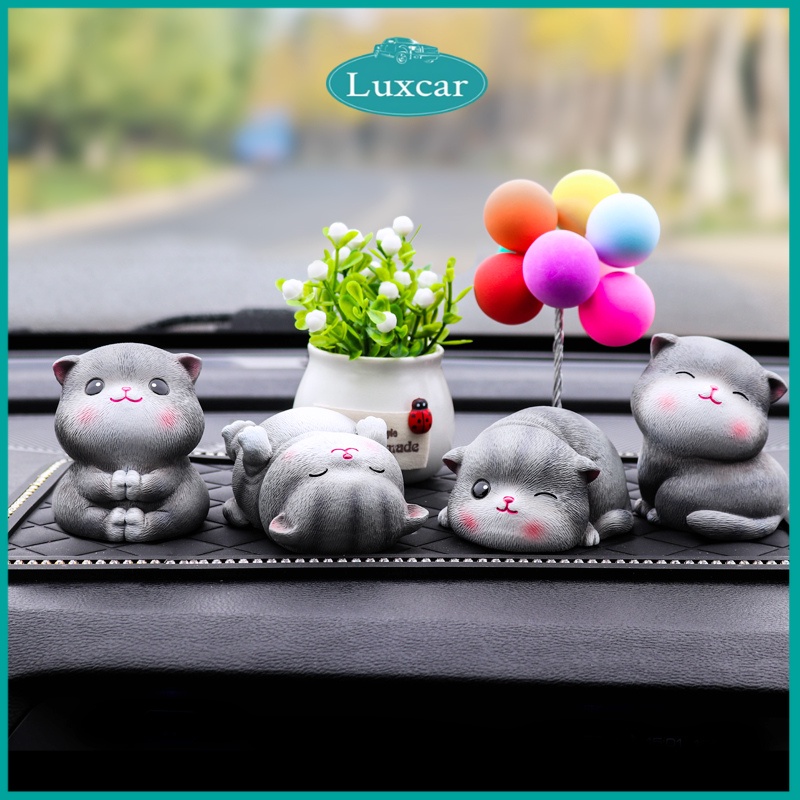 Mô Hình Mèo Mika Cực Xinh Trang Trí Taplo Ô Tô Bàn Làm Việc Phòng Khách Phòng Ngủ - Phụ Kiện Xe Hơi Luxcar Giá Rẻ