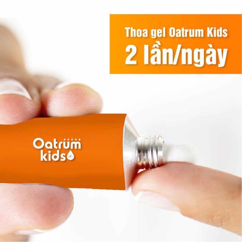 OATRUM KIDS - GEL HỖ TRỢ GIẢM HĂM TẢ, RÔM SẢY - AN TOÀN CHO TRẺ EM - CHÍNH HÃNG CÔNG TY