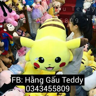 PIKACHU PIKACHU DOREMON Gấu bông lông mềm mịn )