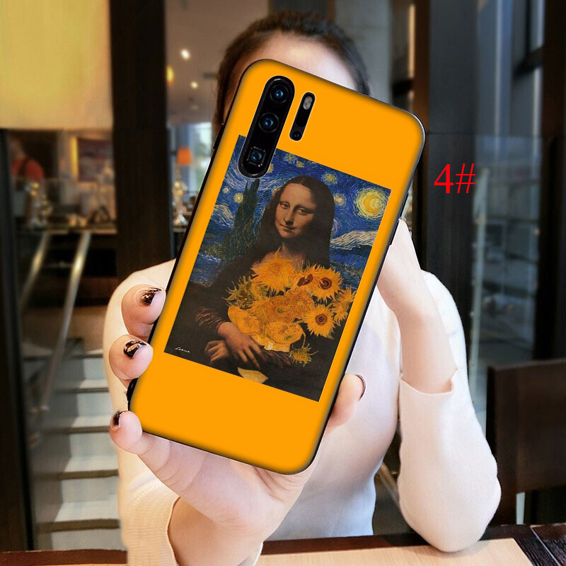 QD24 Great art aesthetic van Gogh Soft Silicone Case for Huawei Y5 Y6 Y7 Y9 Prime 2018 P9 Lite Smart 2019 | BigBuy360 - bigbuy360.vn