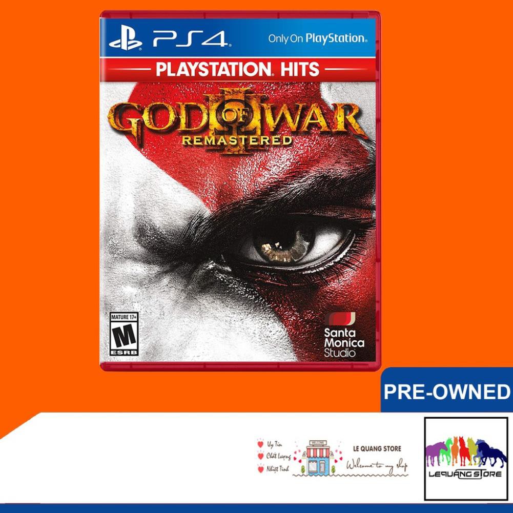 Đĩa game PS4: God of war 3 Remastered