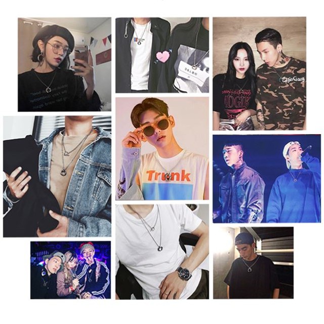 Dây Chuyền Thép Titan C293 Phong Cách Hiphop Cá Tính Thời Trang