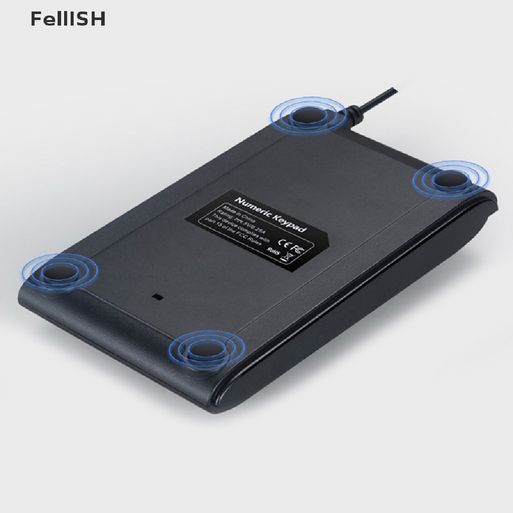 Bàn Phím Số 19 Phím mini Có Dây Đèn LED 439br