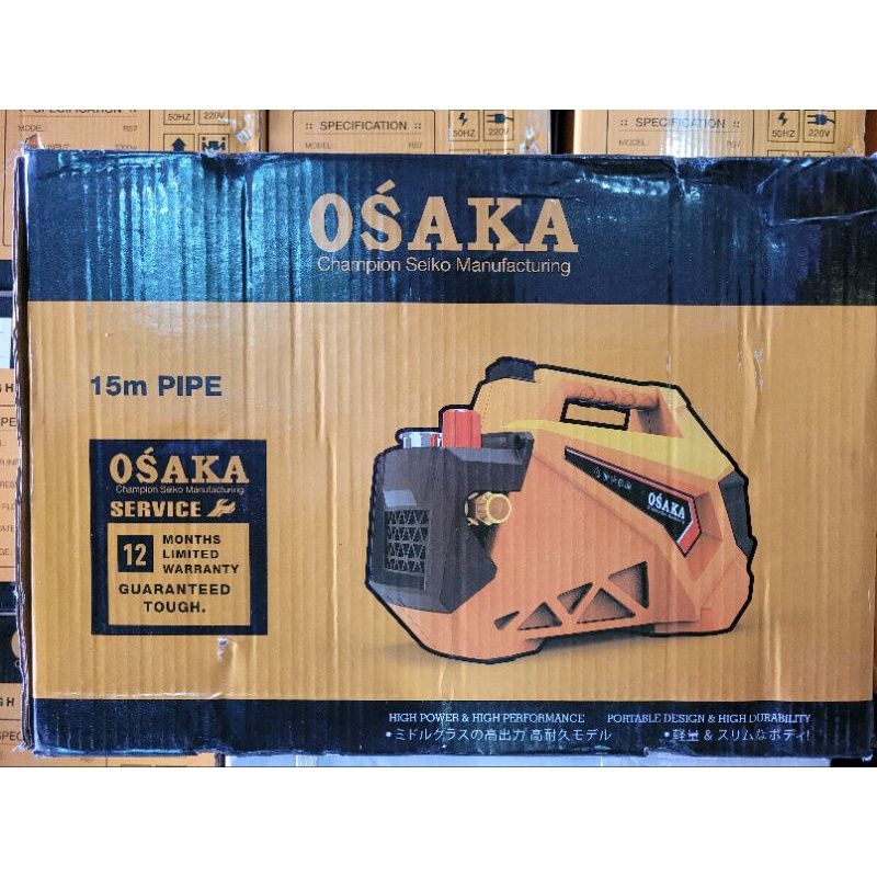 [Giá sốc] Máy rửa xe siêu mạnh OSAKA RS7 3000W Chỉnh áp - Dây xịt 15M , dây đồng 100% , tặng bình xịt xà phòng