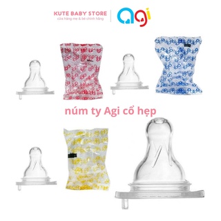 Núm ty agi bình sữa cổ nhỏ