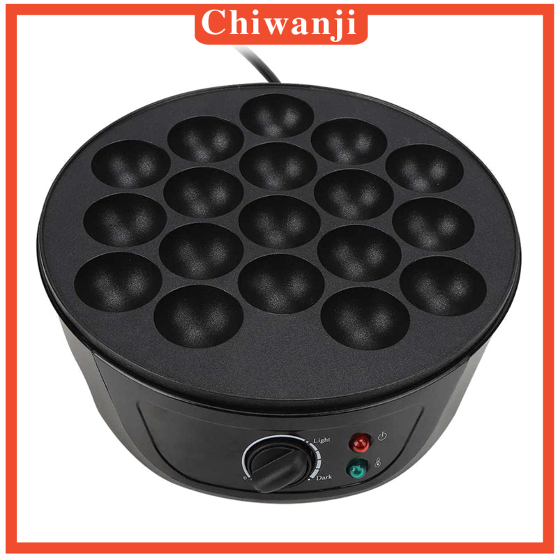 [Chiwanji] Máy làm chảo nấu ăn điện Takoyaki Tấm bóng 18 lỗ tại nhà