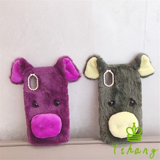 Ốp điện thoại lông thú phối tai thỏ cho Samsung Note 9 8 5