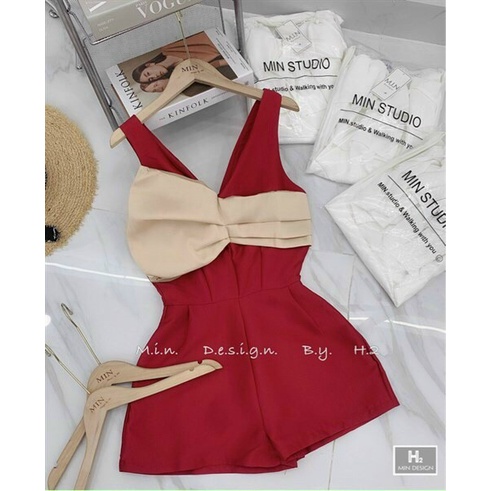 Set đồ nữ sang chảnh, cá tính, đồ bộ nữ dễ thương thiết kế kiểu jump cực đẹp, phối xếp ly ngực, chất vải tapda cao cấp