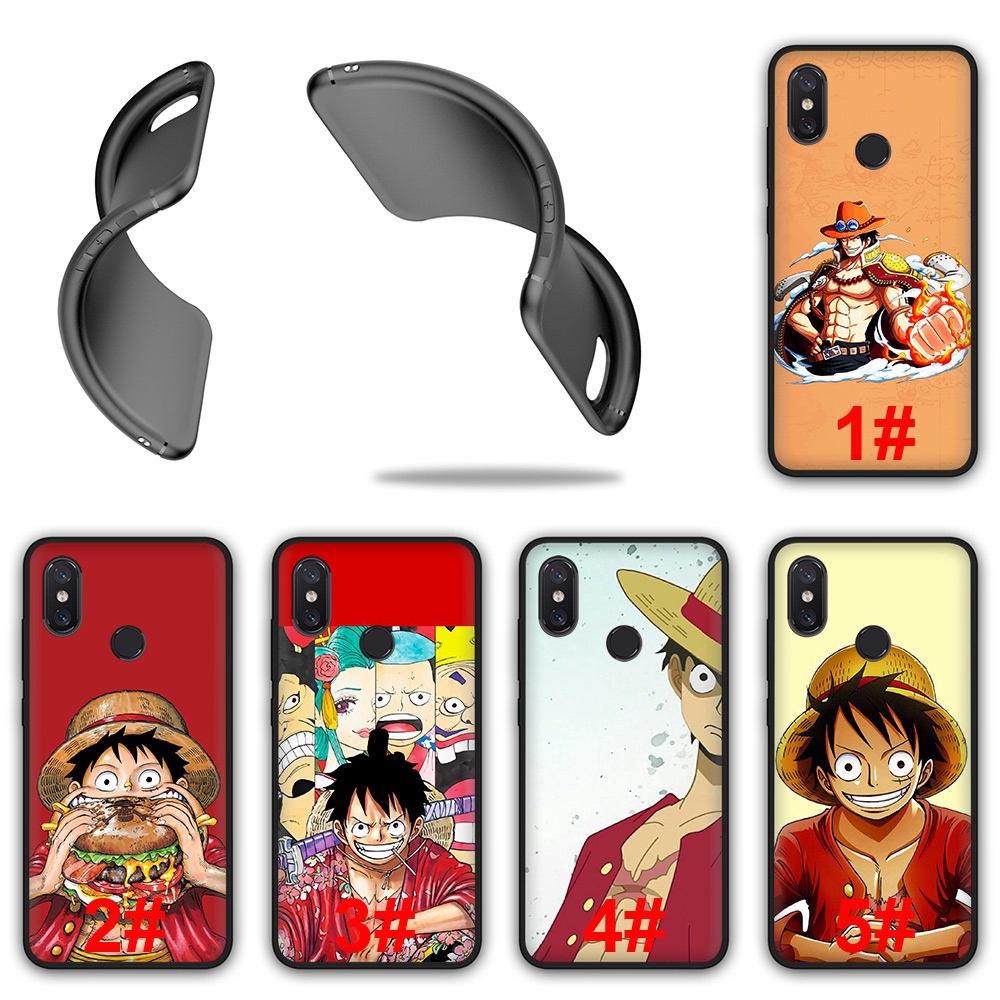 Ốp điện thoại mềm in hình anime One Piece cực chất cho Xiaomi Mi 8 SE 9 SE A2 Lite 8 Lite A1 F1 5X 6X Max 3