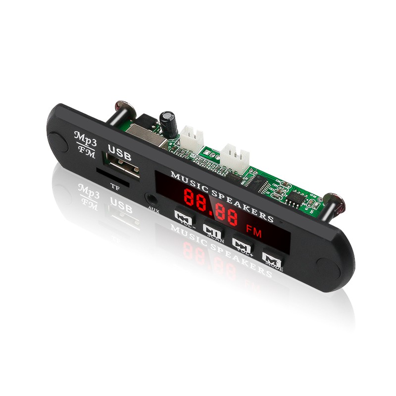 Bộ giải mã âm thanh DC12V Mp3 cổng USB Fm 3.5mm cho xe hơi
