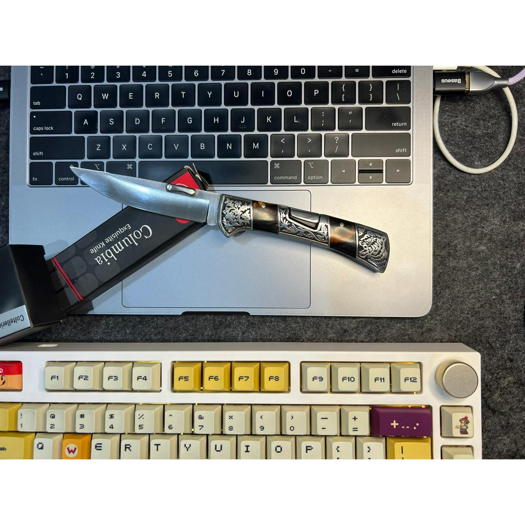 Dao phượt Columbia F01, dao gấp gọn tinh xảo