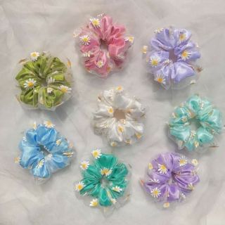 Combo 9 đây scrunchies 2lop #phụ kiện#