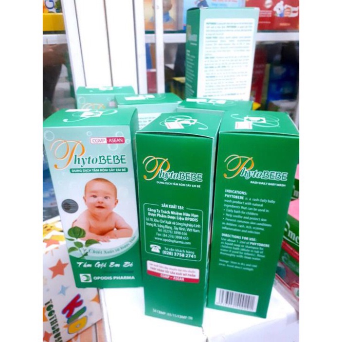 [Chính hãng] Sữa tắm gội em bé Phytobebe Daily – Dưỡng ẩm da  Date mới