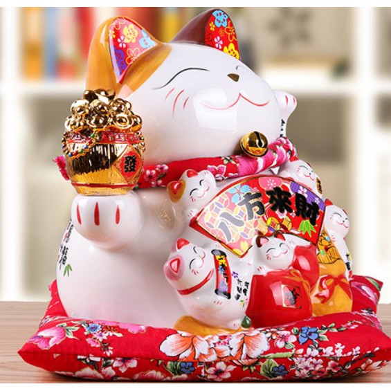 Mèo Thần Tài Vẫy Tay Cao 20 cm 🎁FREESHIP🎁 Mèo Chiêu Tài Nhật Bản -Mèo cầu tài lộc May Mắn | BigBuy360 - bigbuy360.vn