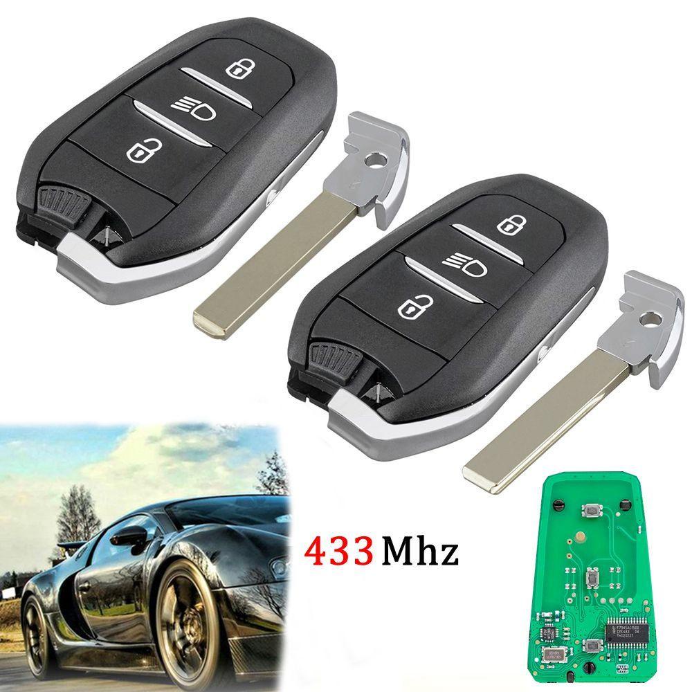 Chìa Khóa Điều Khiển Từ Xa 433MHz Cho Peugeot