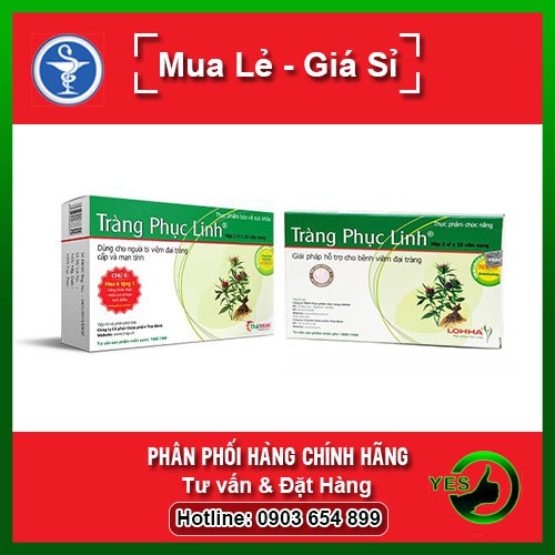 ❤[Chính hãng] Tràng Phục Linh - Tái Tạo Và Phục Hồi Niêm Mạc Đại Tràng (Hộp 20 viên)