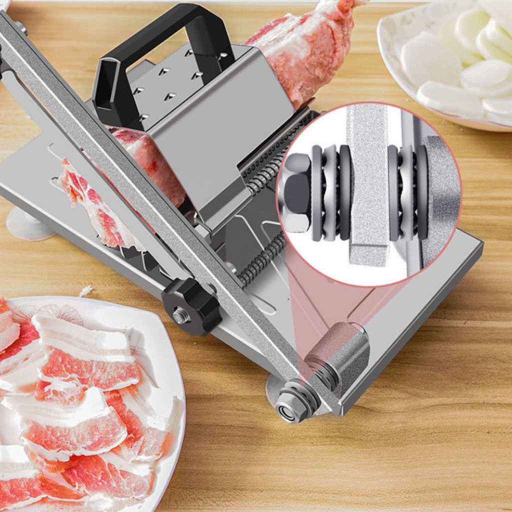 Máy Thái Thịt Đông Lạnh Bằng Tay Dao Cắt Thịt Làm Bếp Đa Năng
