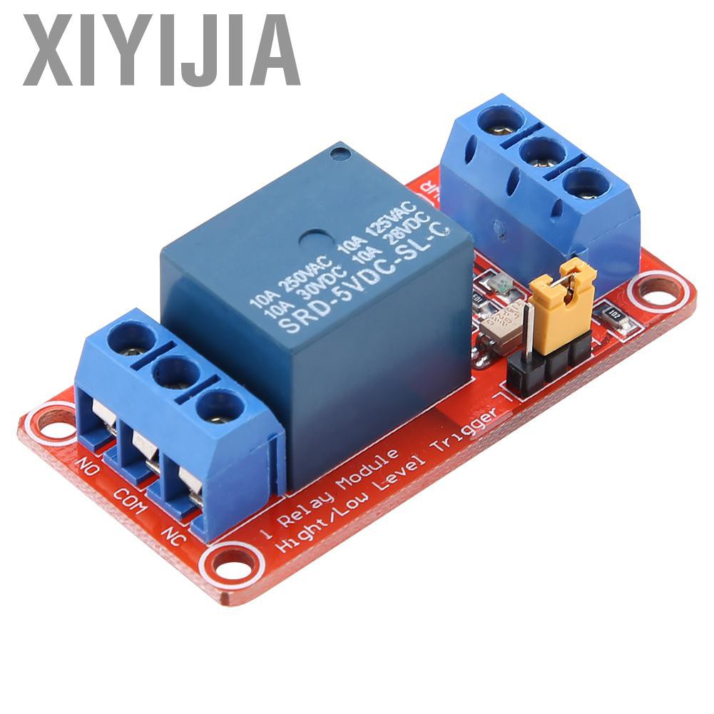 Xiyijia 1 Channel Optocoupler Relay Module Board High & Low Trigger 5V/12V/24V 