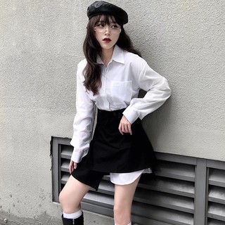 set chân váy, sơ mi cực ngầu #thờitrangnữ #hottrend
