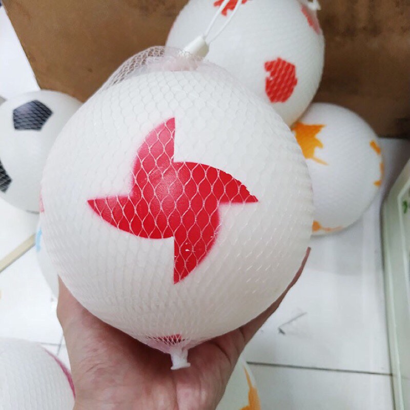 Banh đá, banh nhựa cho bé nhiều hình vui nhộn size vừa - Đại Sỉ