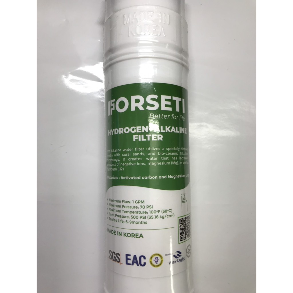 Lõi lọc nước HydrogenAlkaline filter, nhập khẩu Hàn Quốc