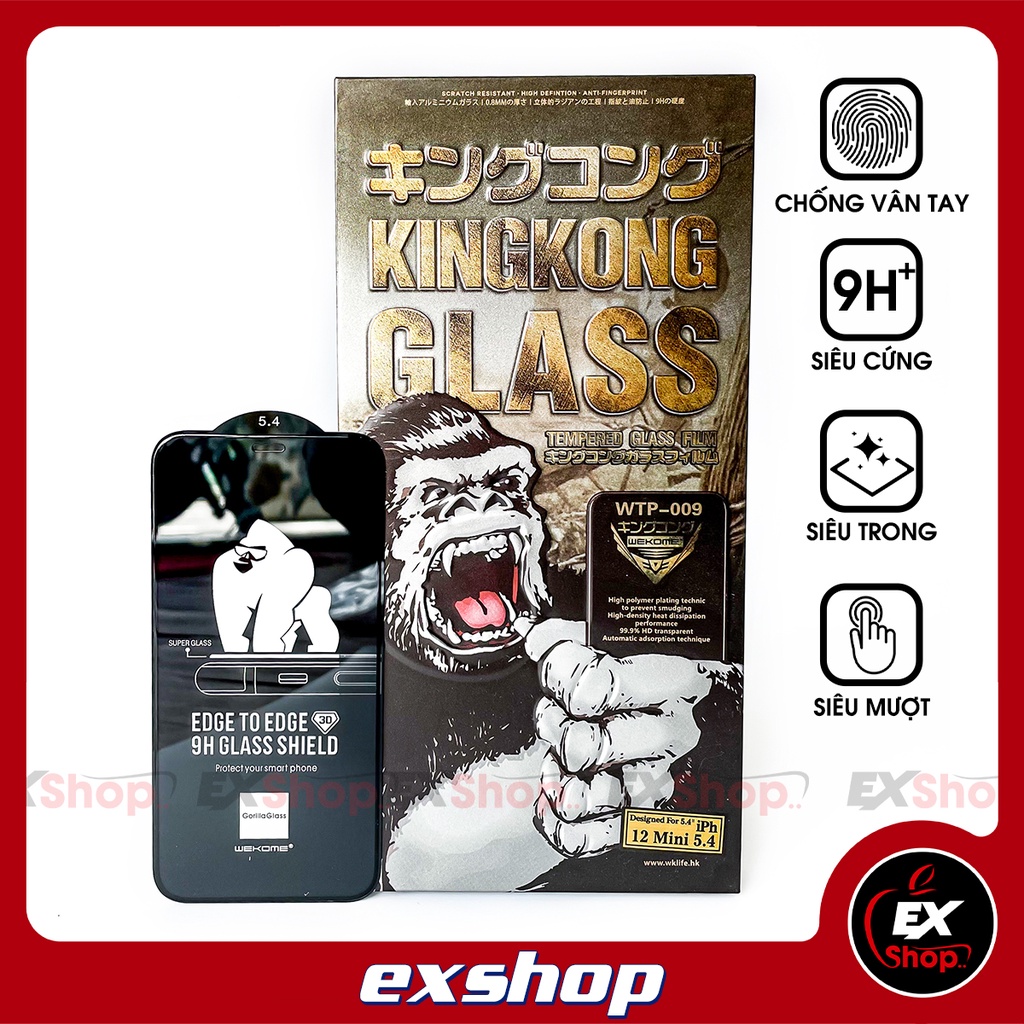 WK Kingkong - Cường Lực Full Màn Hình Siêu Trâu Bò