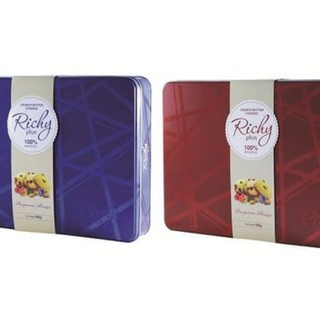 Richy hộp thiếc chữ nhật 500g